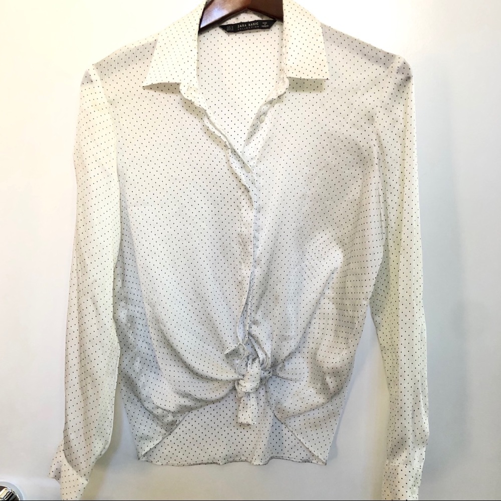 [Zara] BUTTON BLOUSE (M)